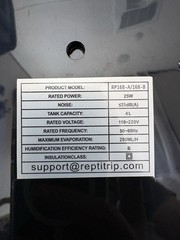 Reptitrip model RP-168 Reptile Tank Humidifier