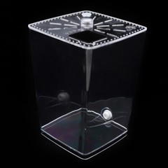 Transparent Desktop Reptile Box Acrylic Reptile Breeding Box with LED Light