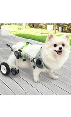Adjustable Dog Wheelchair for Back Legs Mobility Support Lightweight Pet Wheel