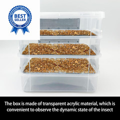 Mealworm Breeding Kit,Prevent Escape Mealworms 1 Count (Pack of 1)