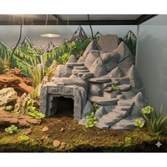 Skyrim Throat of the World Reptile Hide and Climb – 3D Printed Mountain Decor