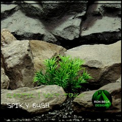 Spiky Bush – Artificial Aquarium Decor Plant – Reptile Plant – PARP420
