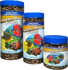 Crickets Freeze Dried for Large Fish Reptiles Turtles Frogs Tortoises Rodents