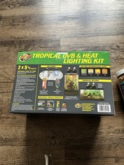 Zoo Med Tropical UVB & Heat Lighting Dual Kit, 100 Watt
