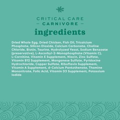 Oxbow Critical Care Carnivore, Made with Whole Egg & Dried Chicken, 2.47 oz
