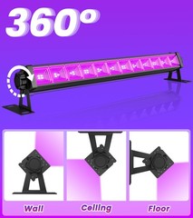 2 Pack 42W LED Black Light Bar, Blacklight with 6FT 2,