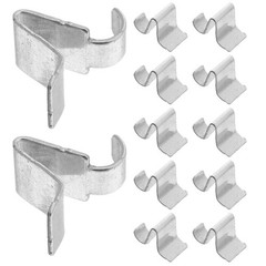 30 Pcs Cabinet Divider Clip Shelf Mounting Clips Shelving Clamps