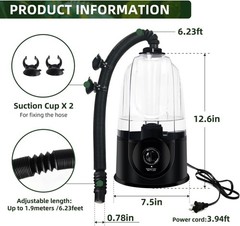 Automatic 3.8L Reptile Humidifier with Adjustable Mist Output & Auto Shut-Off