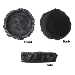 2 Pack Round Reptile Water and Food Bowls Feeding Dishes