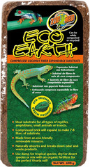 Eco Earth Compressed Coconut Fiber Substrate Single Brick, 2 Pack