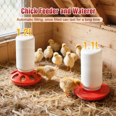 Pawaboo 7-in-1 Chicken Brooder Box for Chick Starter Kit, Includes Chicks Per…
