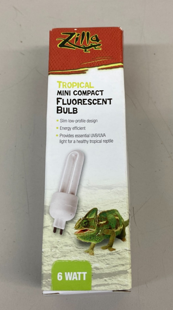 Zilla Mini Compact Fluorescent Bulb – Tropical – G9 socket – 6 watt