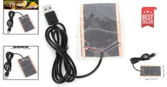 5W Portable Carbon Fiber Heat Pad for Reptiles – USB Powered & Lightweight
