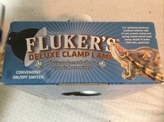 FLUKERS Reptile Deluxe Clamp Lamp 5.5in Inch Clamp Lamp See Description BNB