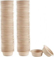 Paper Feeding Cups Samll 0.5 oz Gecko Food and Water Feeding Dish Ledge Acces…