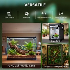 Automatic 3.8L Reptile Humidifier with Adjustable Mist Output & Auto Shut-Off
