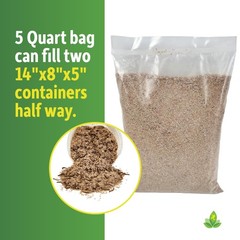 5 Quarts Mealworm And Superworm Wheat Bran Bedding Substrate Food Source