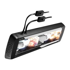 Zilla Pro Sol Customizable Light & UVB Fixture for Reptile Terrariums, 20 Inc…