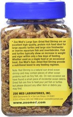 Zoo Med Sun Dried Large Red Shrimp High Protein Aquatic Treat 2.5 Ounce 2-Pack