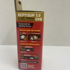 Zoo Med ReptiSun 5.0 UVB Mini Fluorescent Light Bulb for Reptiles 13 Watts