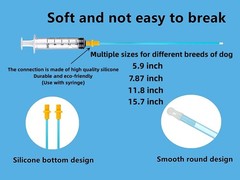 30 Pcs Artificial Insemination Dog Breeding Rods, Disposable Animals Breeding Tu