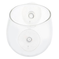 Reptile Feeder Escape Food Box Feeding Basin with Suction Cup Gecko Feeding Box
