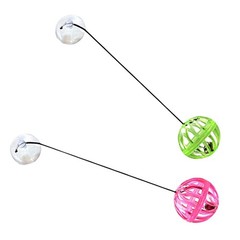 7Pcs Toy Bell Balls with Suction Cup Pet Supplies Reptiles Lizards Toy Balls for