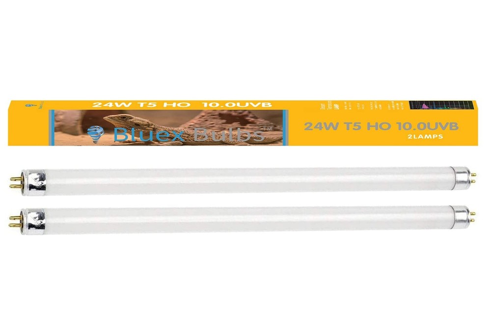 2 Pack 24W-Watt T5 HO Reptile Light Desert UVA UVB 10.0 Fluorescent… Fast Ship