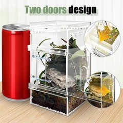 Jumping Spider Enclosure Acrylic Spider Cage Insect Terrarium Bug Habitation