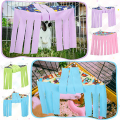 4 Pcs Guinea Pig Hideout Small Animal Corner Fleece Hideaway Cute Ferret Hammock
