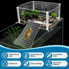 Extra Large Turtle Topper Basking Platform for Aquatic Turtles 40B/75G, above Ta