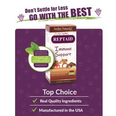 Amber Naturalz Organic Reptaid Reptile Immune System Health Support