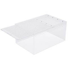2.5 Gallon Magnetic Acrylic Large Enclosure Reptile Breeding Box Terrarium Cage