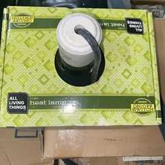 Reptile Lizard Pet Lamp 5.5 Inch Terrarium Heat Light Base Fixture Clamp GIFT US
