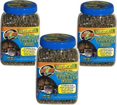 Zoo Med Natural Sinking Mud and Musk Aquatic Turtle Food Pellets 10-Ounces