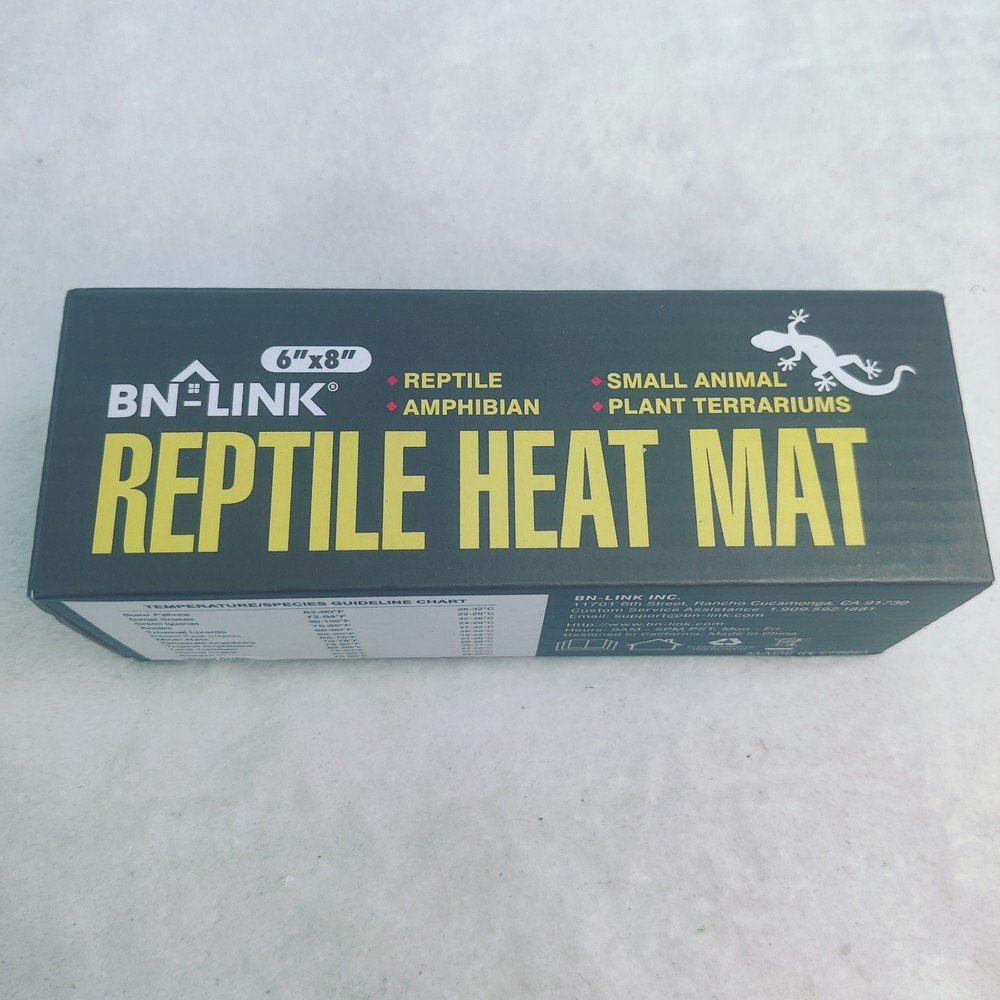 BN-LINK Reptile Heating Pad Temperature Under Tank Heater 6″ X 8″
