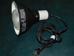 All Living Things 5.5 inch deep Reptile dome lamp fixture 100W includes Bulb