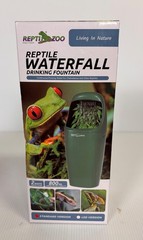 REPTIZOO Reptile Waterfall Reptile Drinking Fountain Water Dispenser