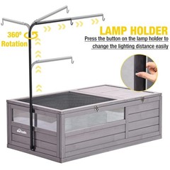 Large Wooden Tortoise Enclosure with Waterproof Bottom