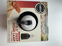 Thrive 5.5″ Deep Dome Lamp For Reptiles 6 ft Cord, On/Off Switch NEW