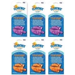 Tank Pals Clarence the Clarifier Fish 6 pk, PurpleOrange Aquarium Treatment…