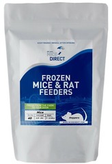 40 Frozen Feeder Mice Hoppers Mice -FREE S&H -MiceDirect! Rodents Reptiles Snake