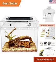 Versatile Reptile Terrarium 8″ x 8″ – Ideal for Lizards, Tortoises & More