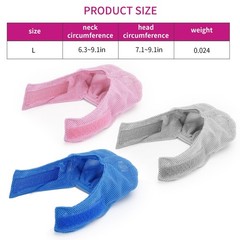 3 PCS Breathable Mesh Cat Muzzles Grooming Restraint Anti Bite Scratching