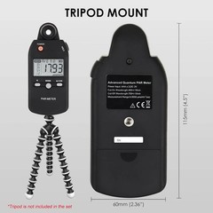 Quantum PAR Meter Full-Spectrum High Precision PPFD Tester for Photosynthetic Ac