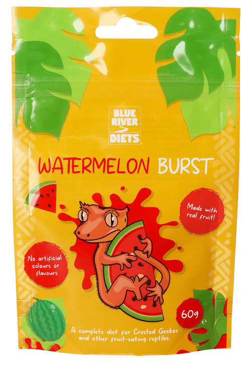 BLUE RIVER DIETS – WATERMELON BURST 60G – COMPLETE DIET FOR CRESTED GECKOS