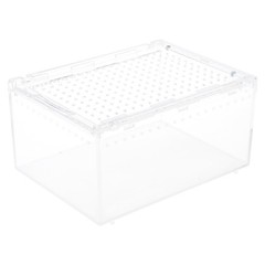 Acrylic Insect Feeding Box Reptile Habitat Terrarium Breeding Box for Isopods