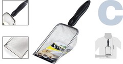 Ergonomic Stainless Steel Reptile Litter Scoop – Long-Lasting & Rust Resistant
