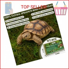 ZeeDix 8 OZ Premium Sphagnum Moss for Reptiles