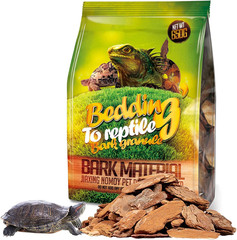 Hamiledyi Reptile Bark Bedding Tortoise Habitat Substrate Natural Terrarium Bark